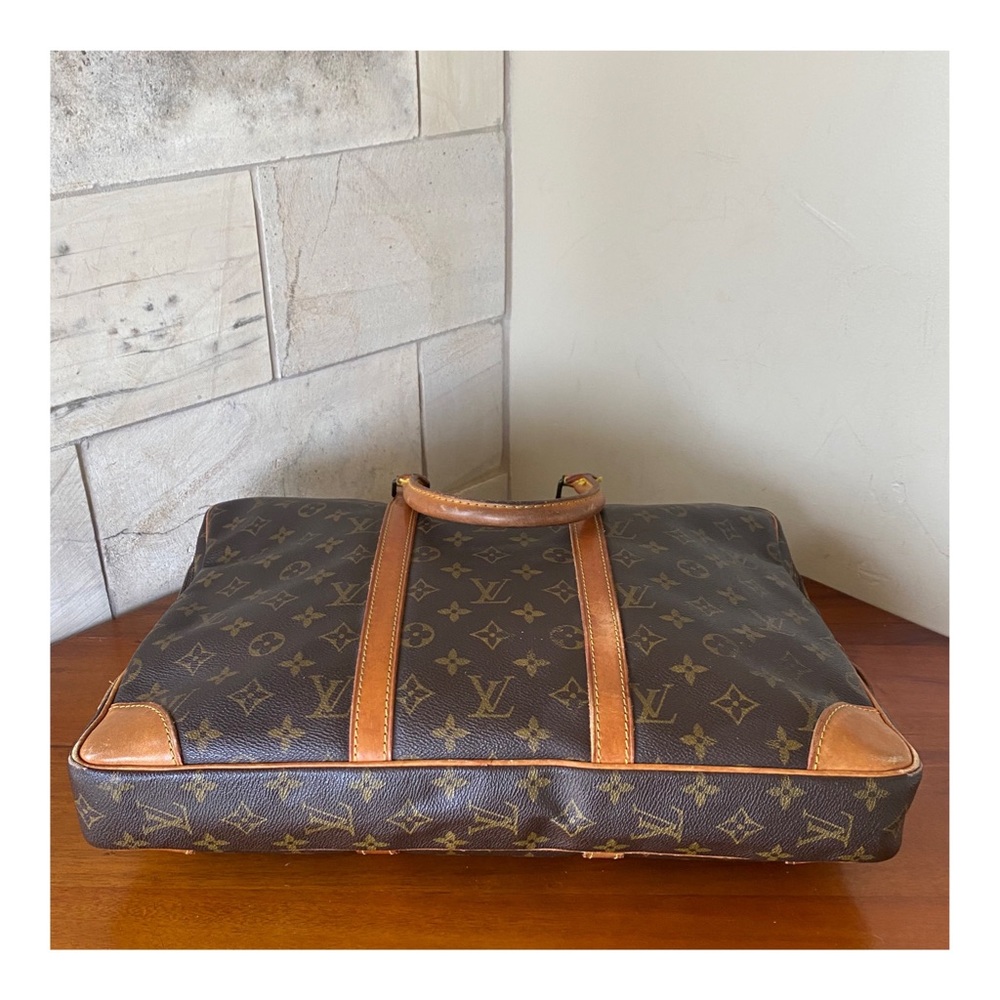 Louis Vuitton Brown Monogram Satchel - Picture 4 of 10